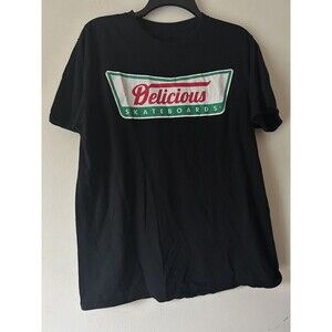 Krispie Kreme Style Delicious Skateboards Shirt Black Shirt Sleeve Men’s. XL